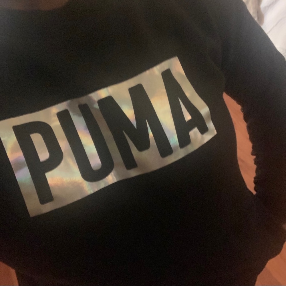 Puma dress.  Sweat shirt material with pockets.